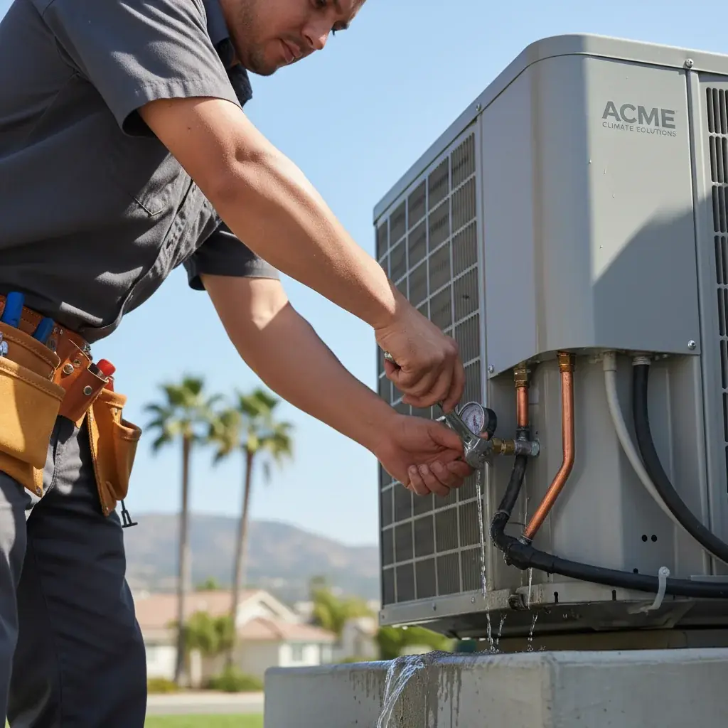 AC repair in Chula Vista illustration