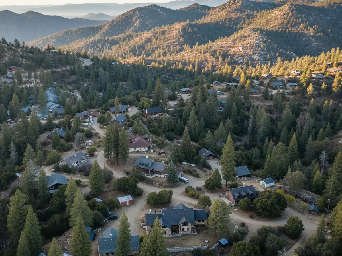 Backcountry San Diego County neighborhood near Boulevard
