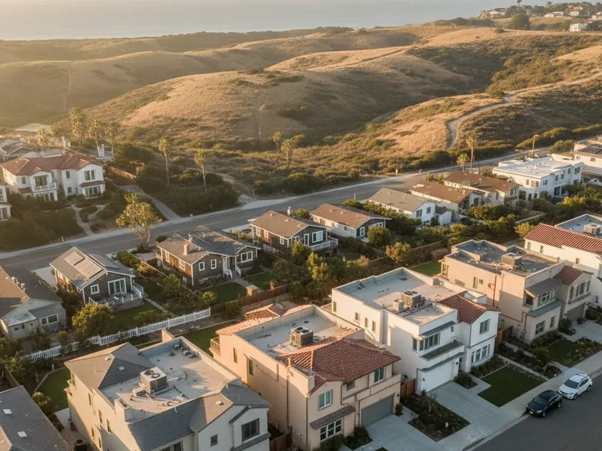 North Coastal San Diego County neighborhood near Camp Pendleton