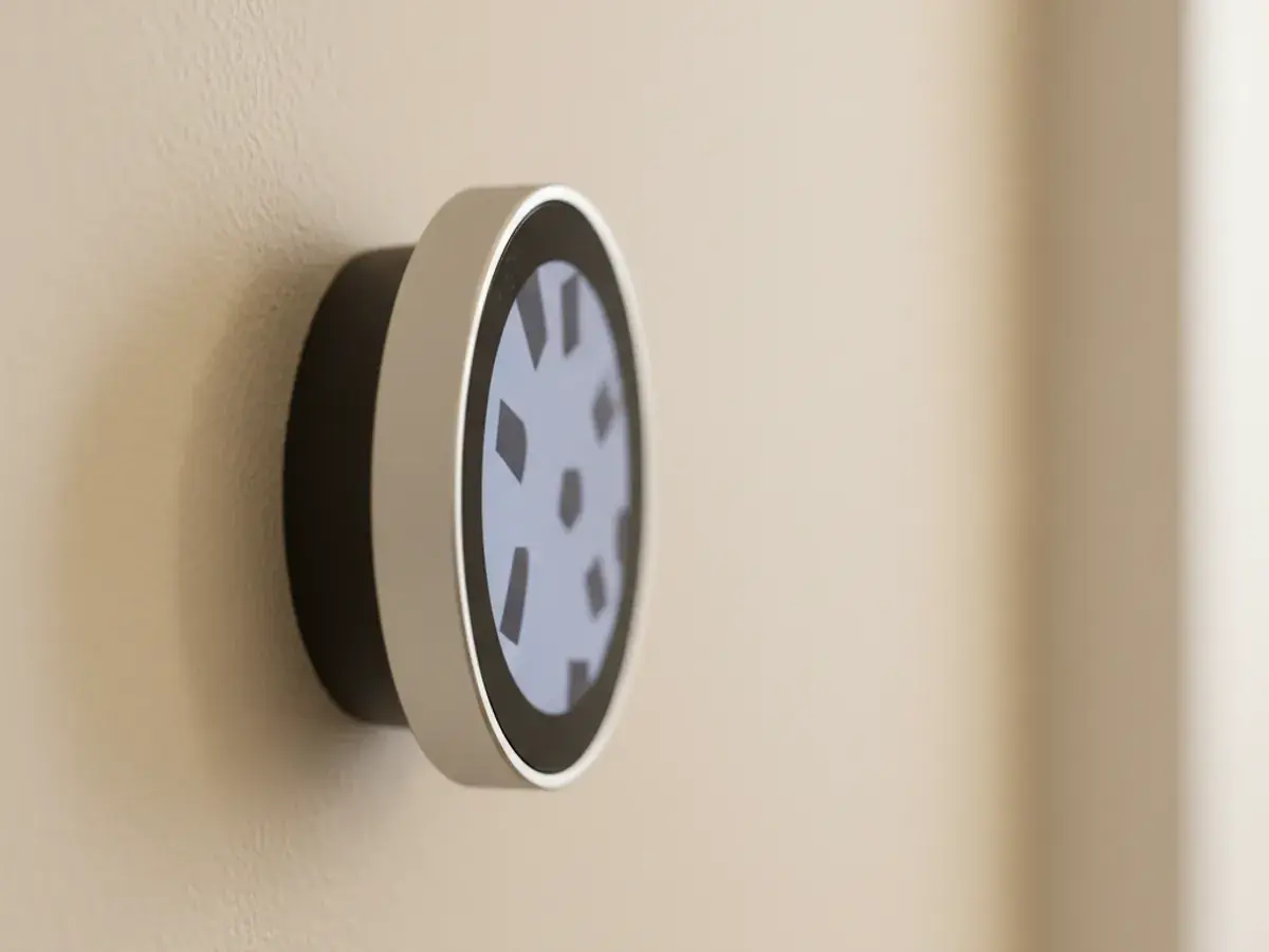 Thermostats detail work by a San Diego County HVAC technician
